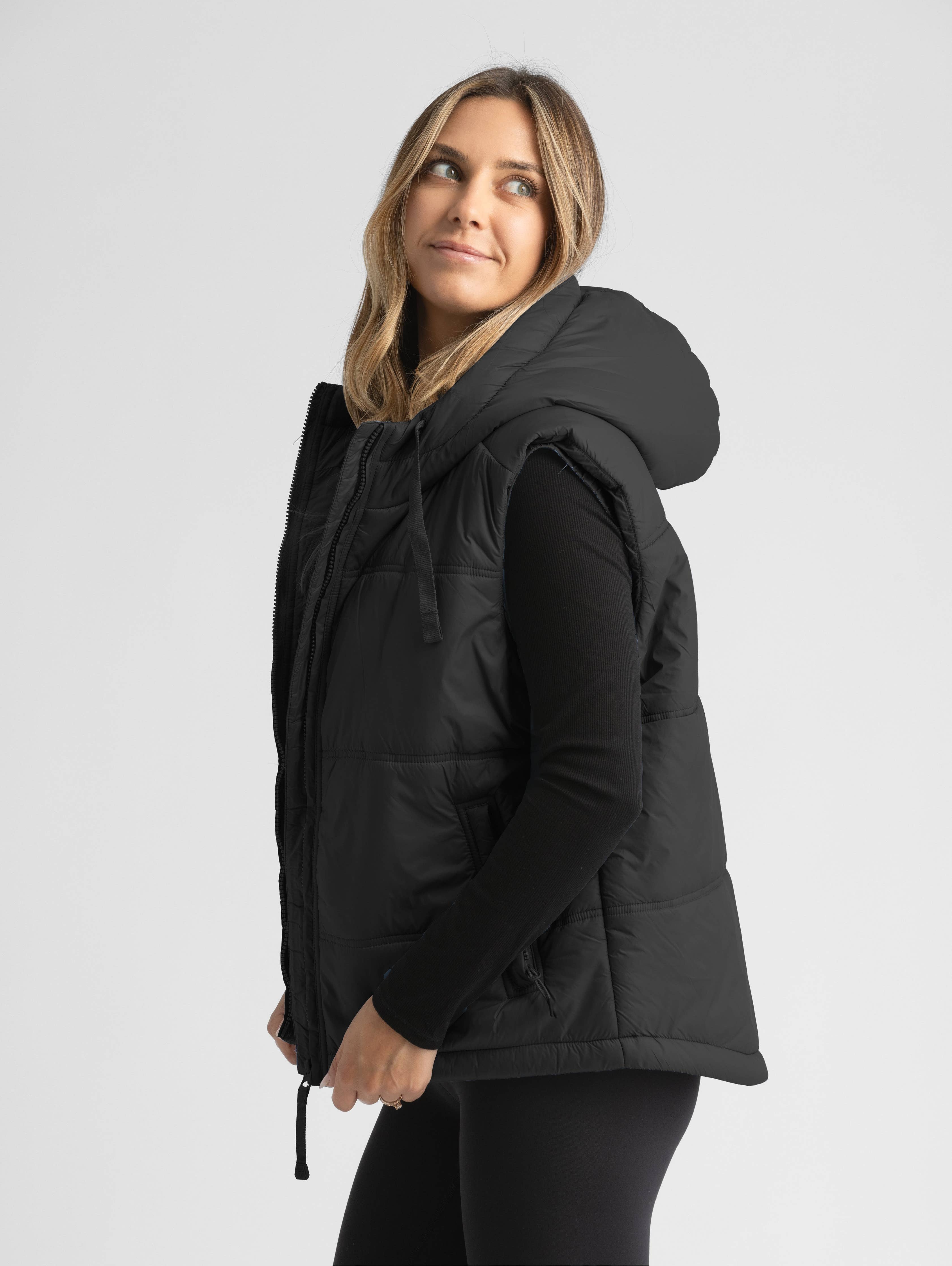 Women's Daphne Super Soft Hooded Puffer Vest