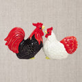 Rooster & Hen Ceramic Salt and Pepper Shaker Set