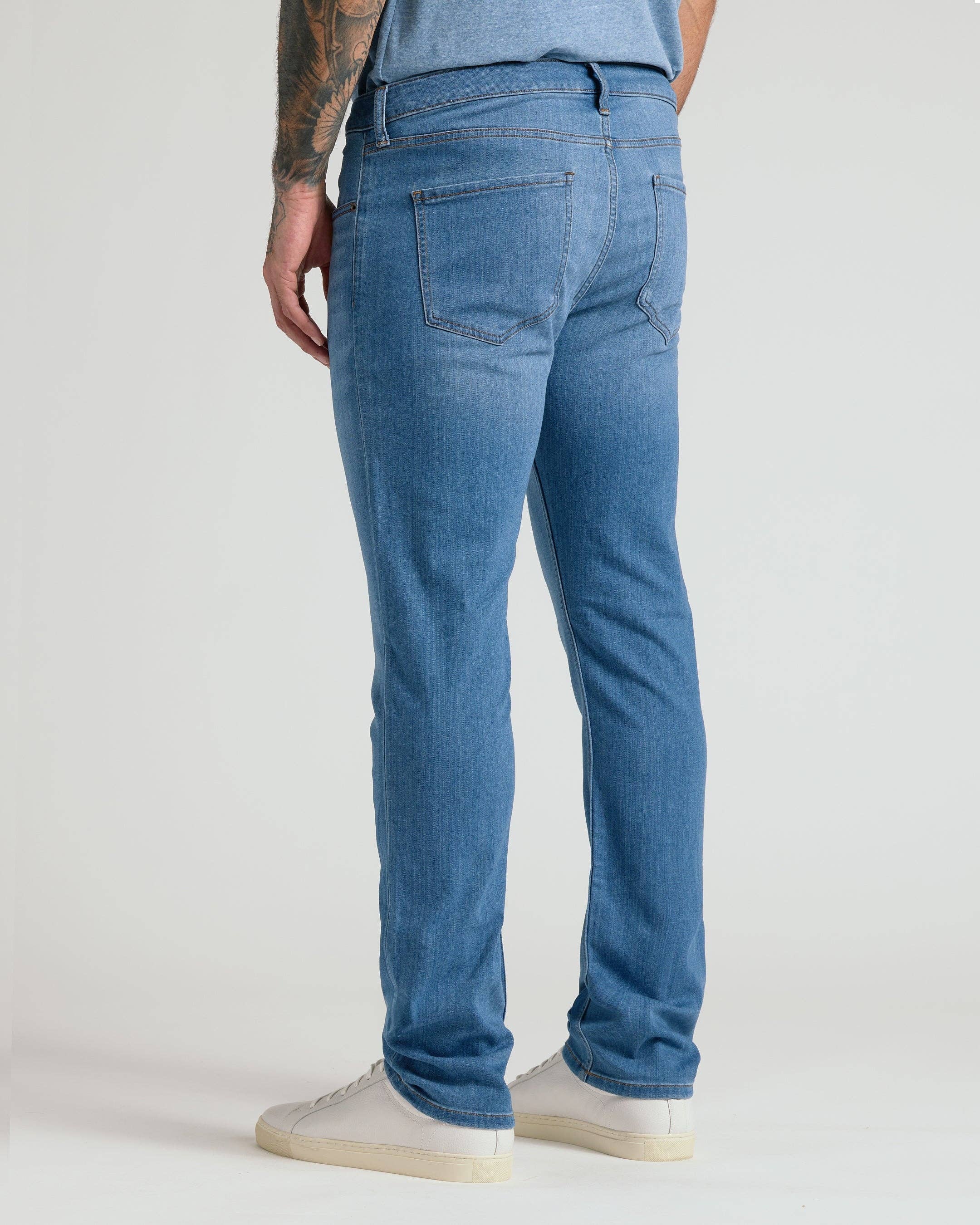 True Classic Medium Indigo Comfort Stretch Straight Jeans