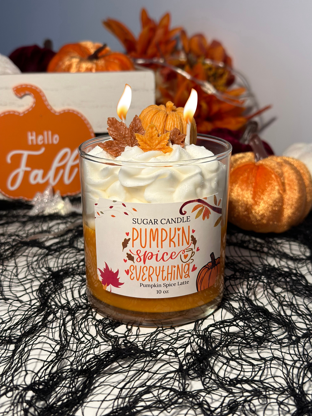 Pumpkin Spice Latte Whipped Soy Candle