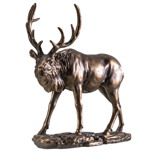 Bronze Finish Elk Figurine