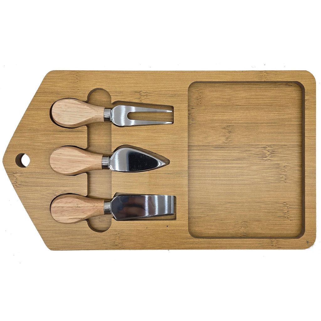Cheese Server Board with Accessories Set