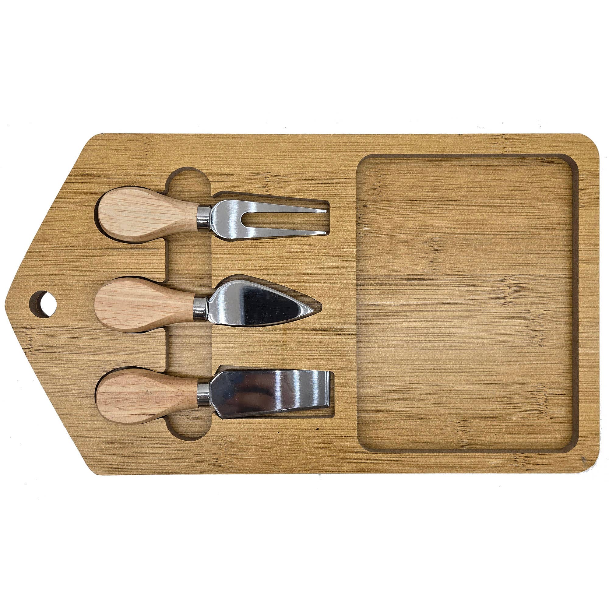 Cheese Server Board with Accessories Set