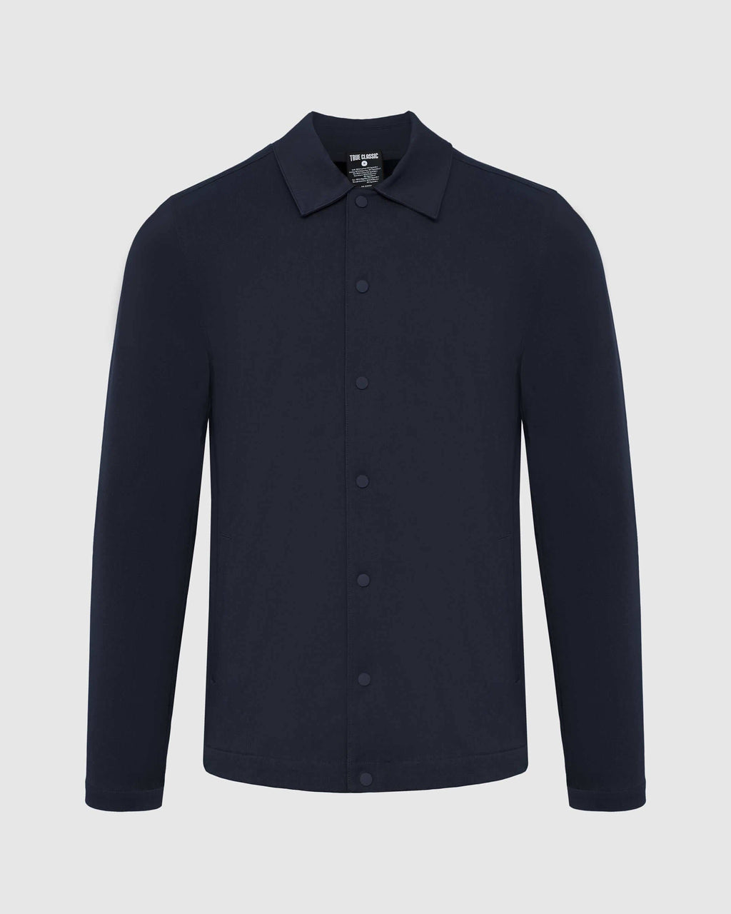 True Classic Navy Coaches Jacket