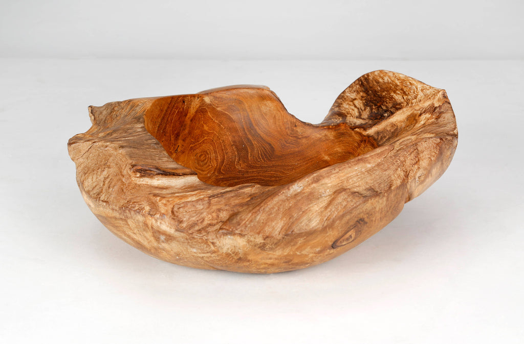 Natural Teak Root Decorative Bowl