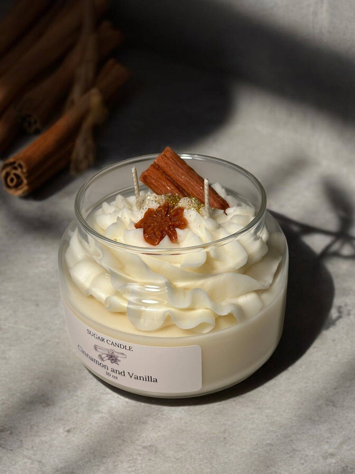 Cinnamon Vanilla Whipped Soy Candle