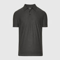 True Classic Charcoal Heather Gray Active Polo 2.0