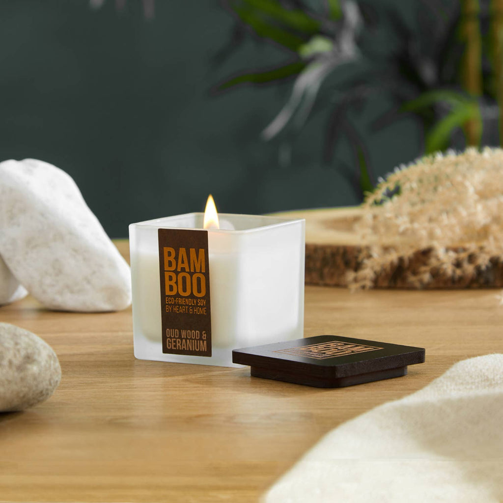 Oud Wood & Geranium - Large Candle - 7.4 oz