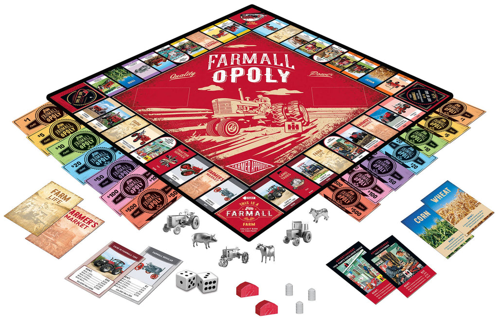 Farmall Opoly Tractor-Themed Board Game