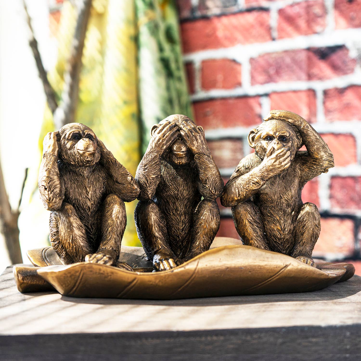 Hear, See, Speak No Evil Monkeys Figurine