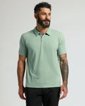 True Classic - Heather Slate Green Classic Polo