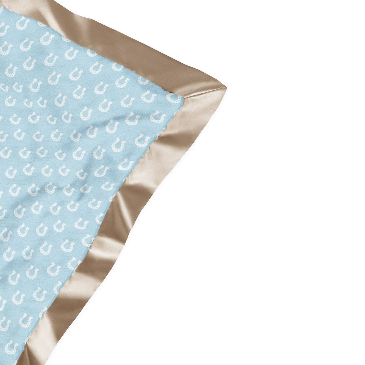 JuJuBe - Reversible Baby Blanket Howdy Partner Blue