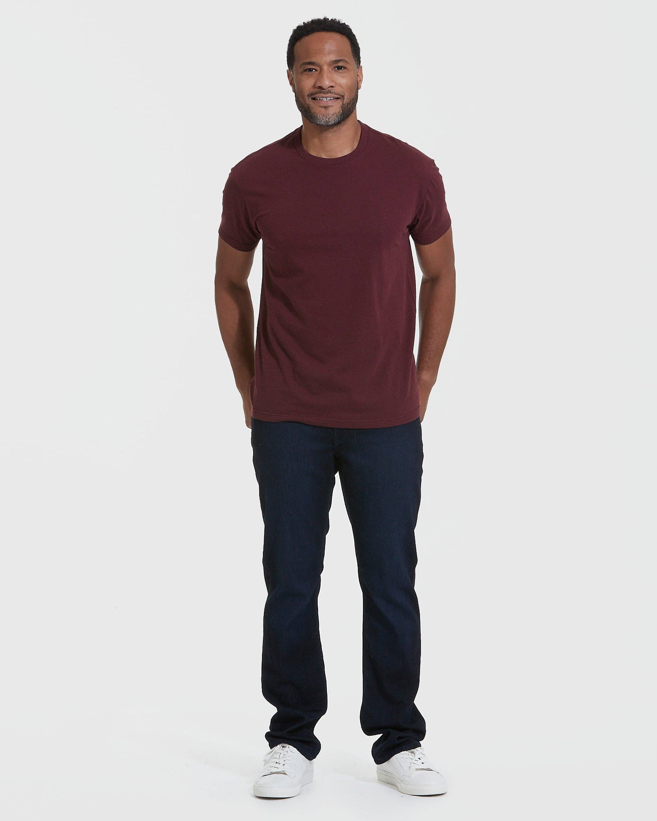 True Classic - Mahogany Short Sleeve Crew Neck Tee