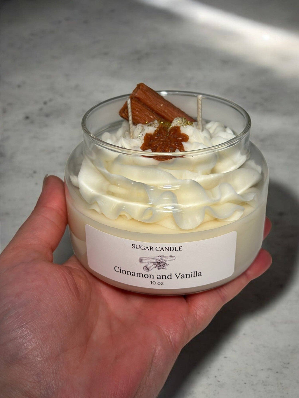 Cinnamon Vanilla Whipped Soy Candle