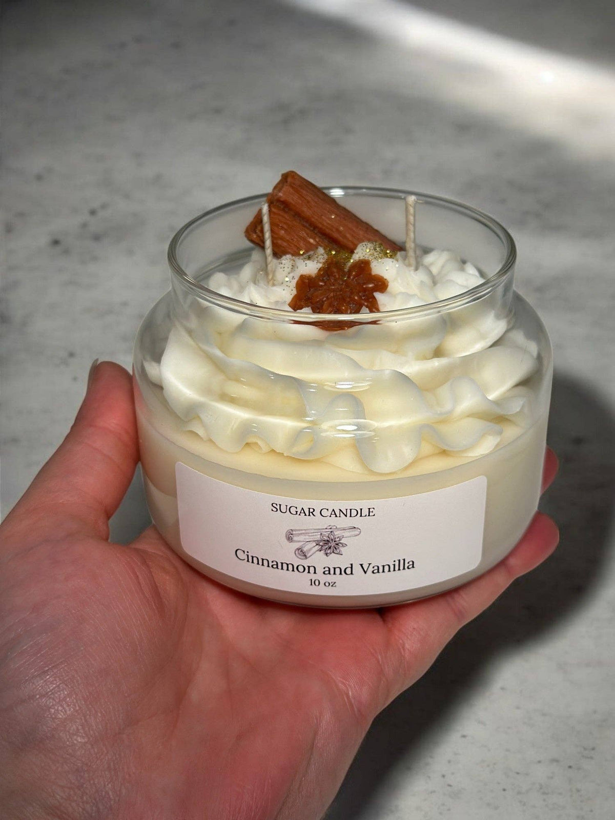Cinnamon Vanilla Whipped Soy Candle