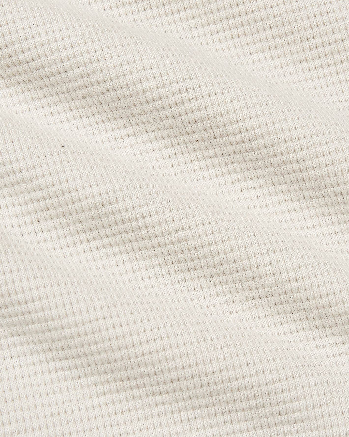 True Classic - Women's Oatmeal Waffle Wide Leg Pants