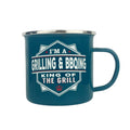 King of the Grill Enamel Campfire Mug - Grilling / BBQing