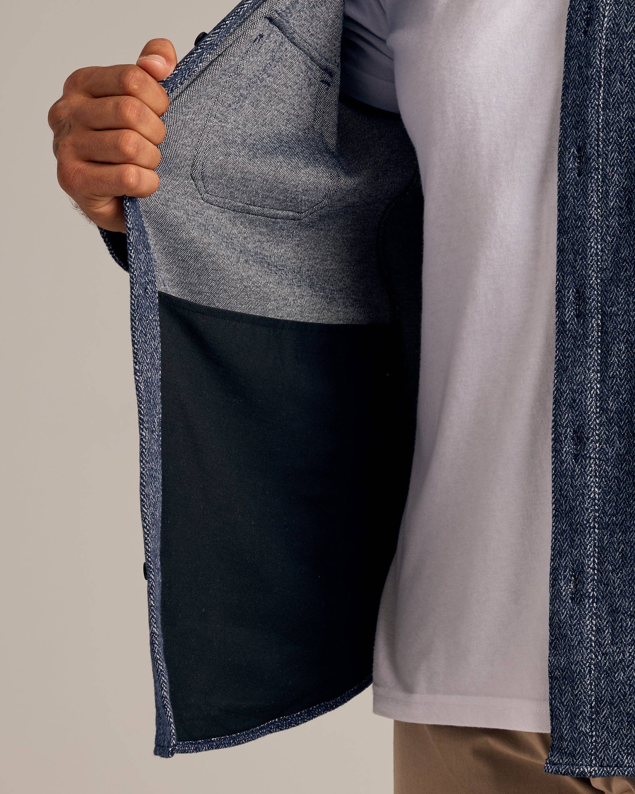 True Classic - Navy Shirt Jacket