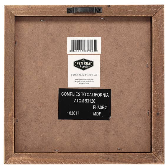 Knowledge Of The Bible Framed Wood Table Topper