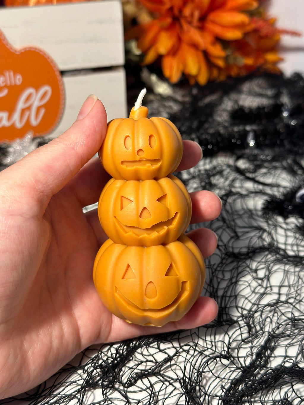 Stacked Pumpkin Spice Candle