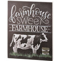 Farmhouse Sweet Farmhouse Chalk Art Box Sign