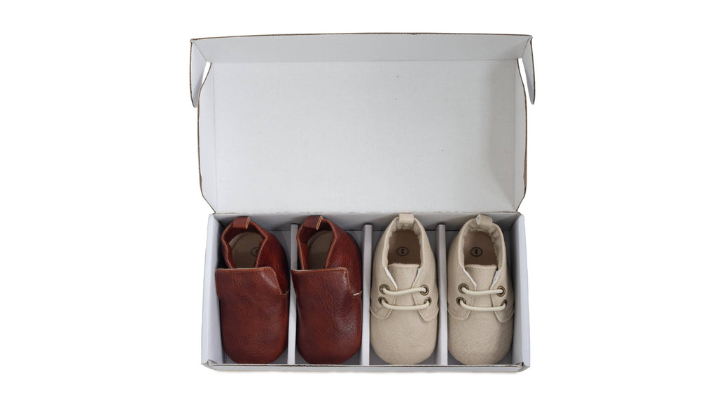 Baby Moccasin Gift Box – His & Hers
