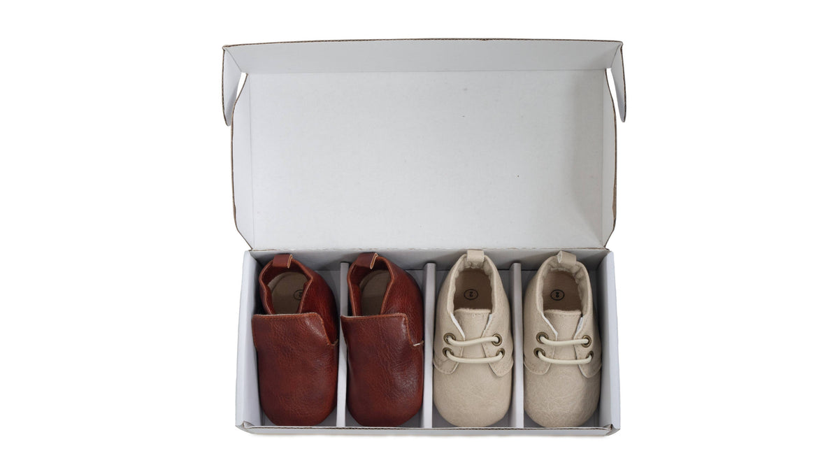 Baby Moccasin Gift Box – His & Hers