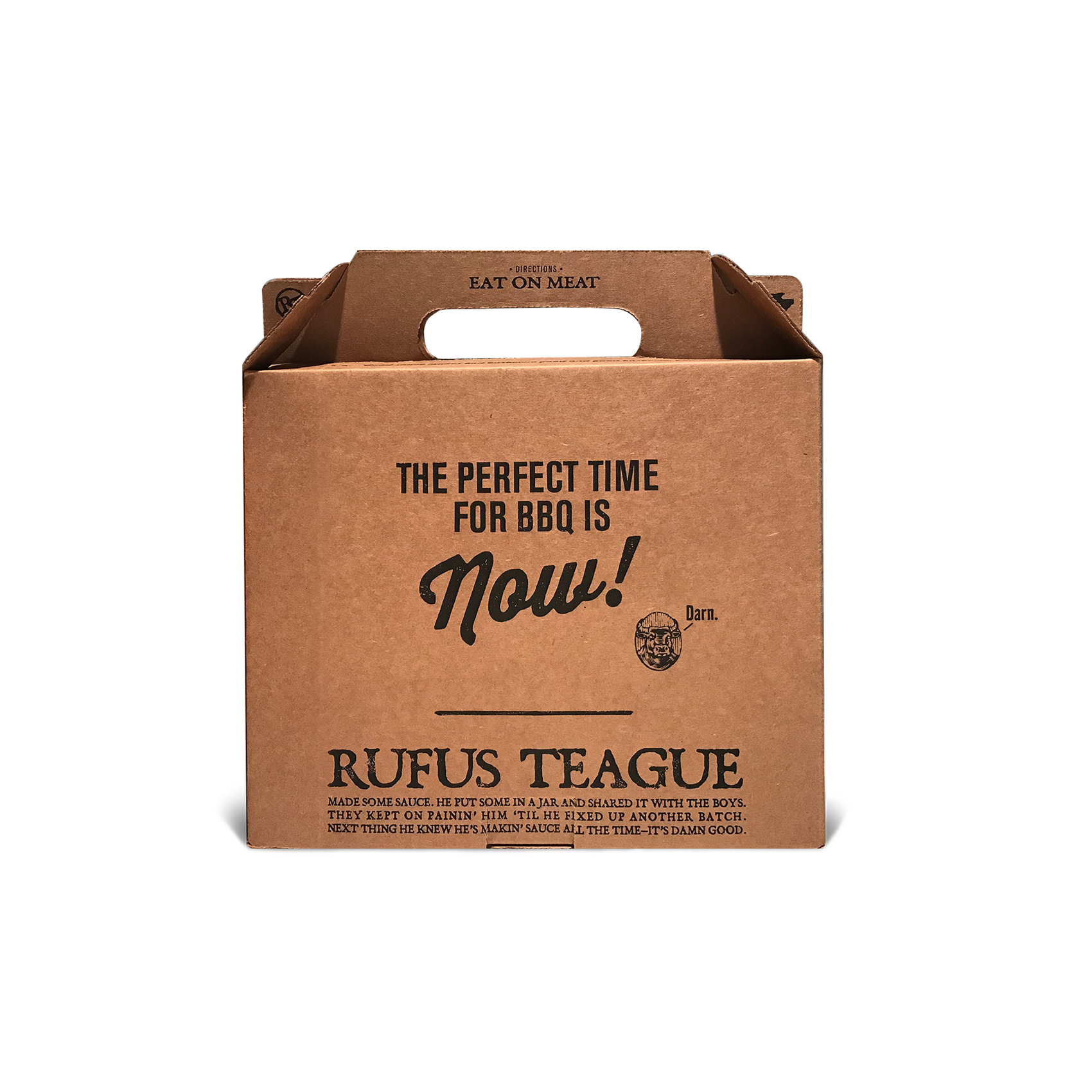 Rufus Teague 3-Pack BBQ Sauce & Rub Gift Tote