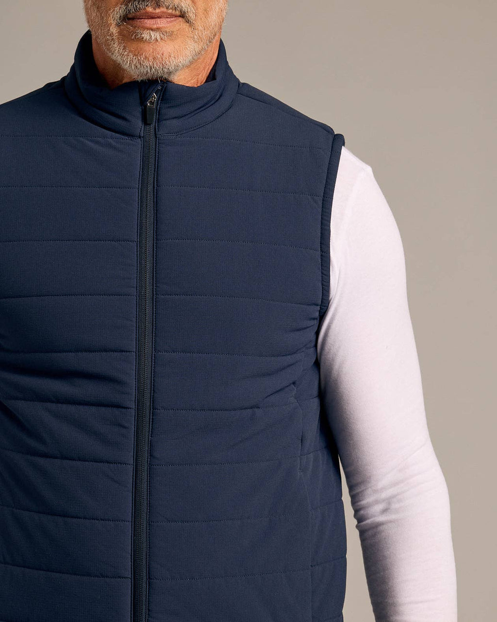 True Classic Navy Puffer Vest 2.0