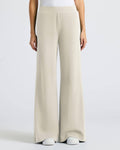 True Classic - Women's Oatmeal Waffle Wide Leg Pants