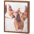 Farm Chickens Canvas Wall Art