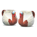 Harvest Turkey Mugs – Festive Thanksgiving Coffee Cup Set of 2