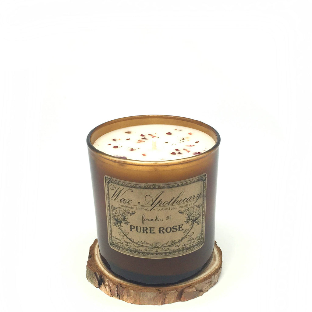 Natural Wood Slice Candle Coaster – Rustic Pine Display Base (4–4.5")