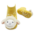 Woolly Lamb Rattle Socks for Babies
