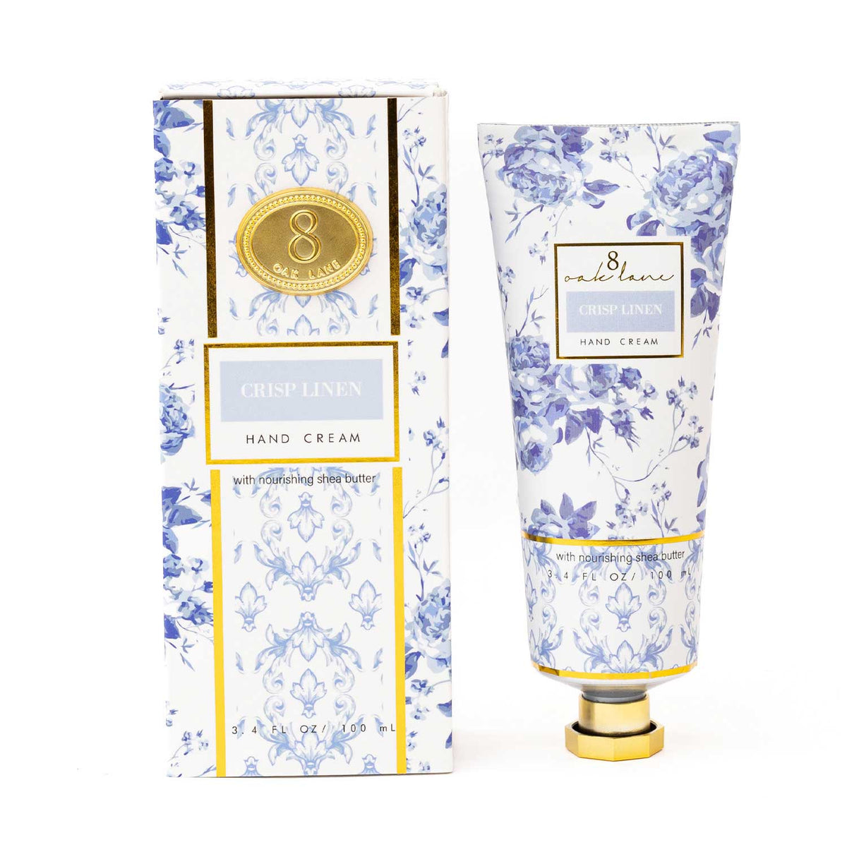Crisp Linen Shea Butter Hand Cream - 100ml Boxed Gift