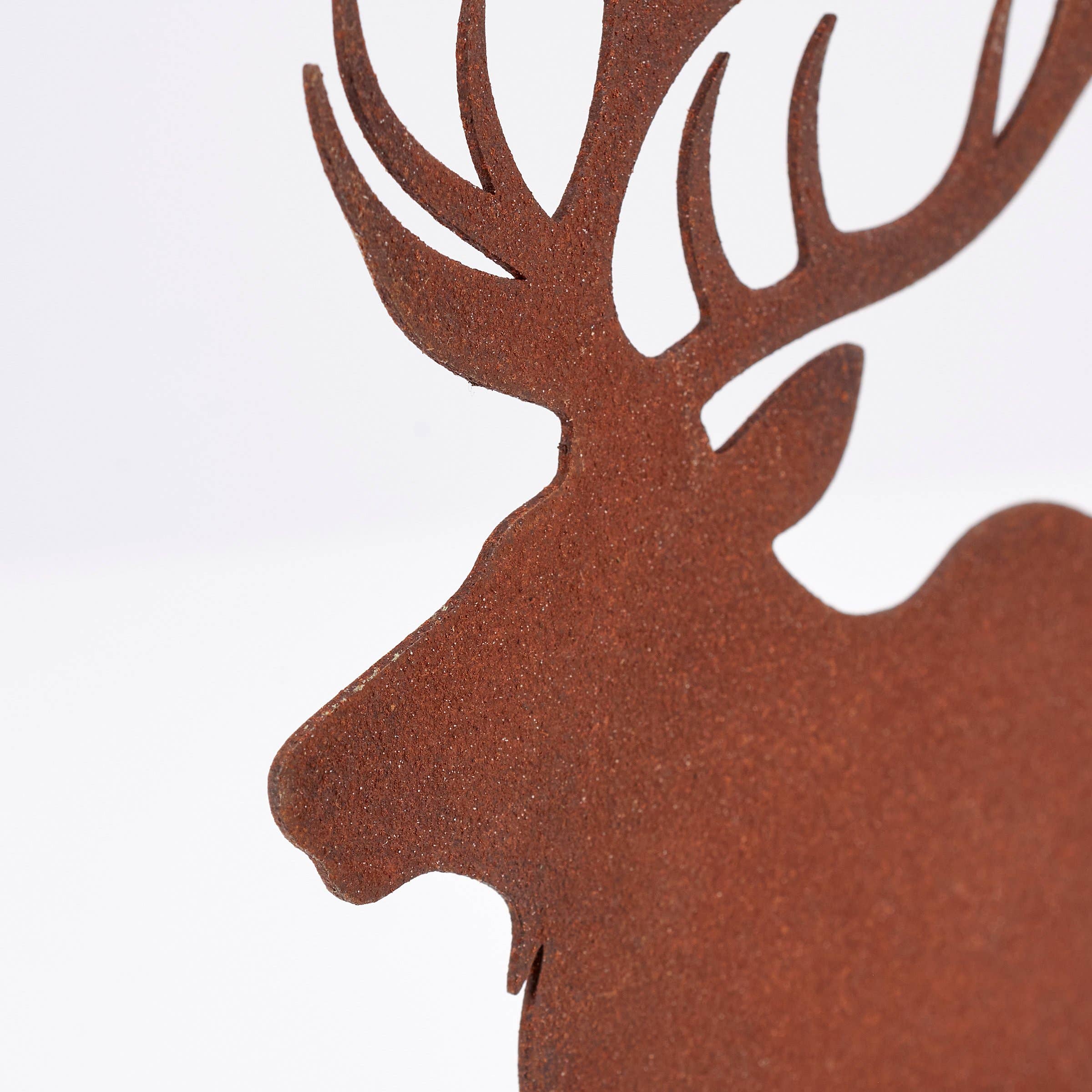 Rustic Elk Stand-Up Décor Set