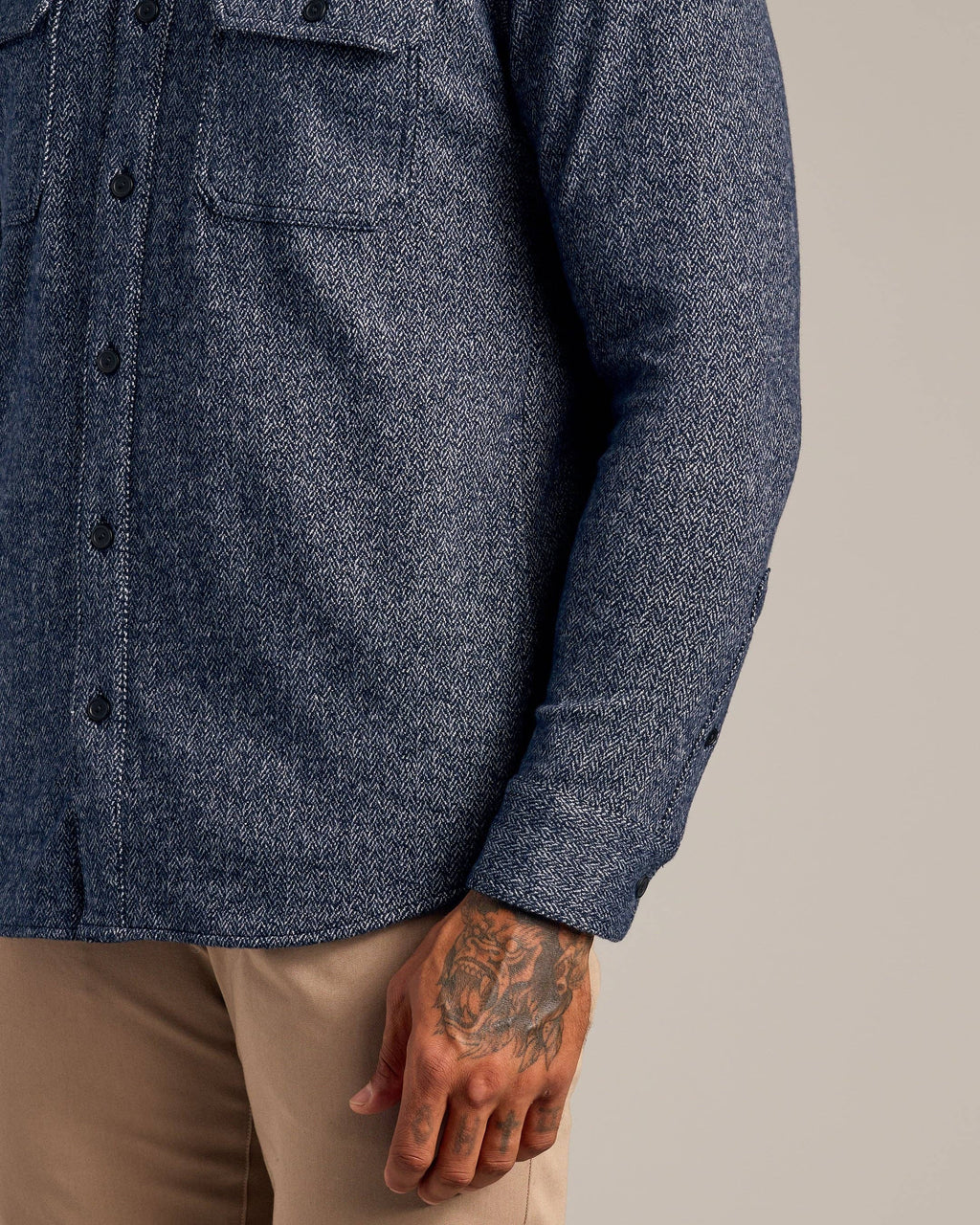 True Classic - Navy Shirt Jacket
