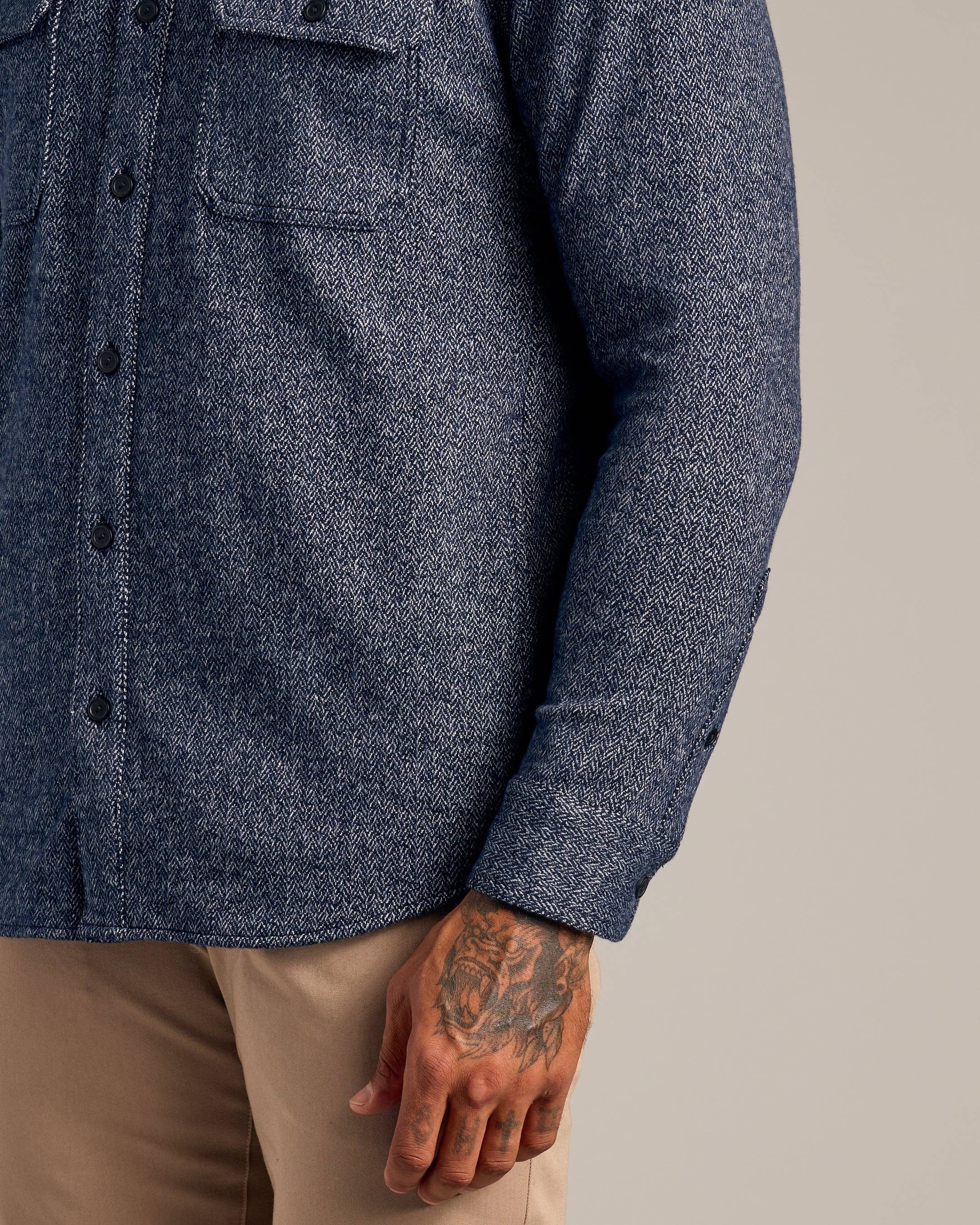 True Classic - Navy Shirt Jacket