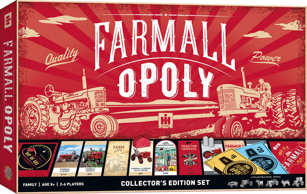 Farmall Opoly Tractor-Themed Board Game