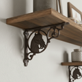 Horse Head Cast Iron Shelf Bracket – 9.4”