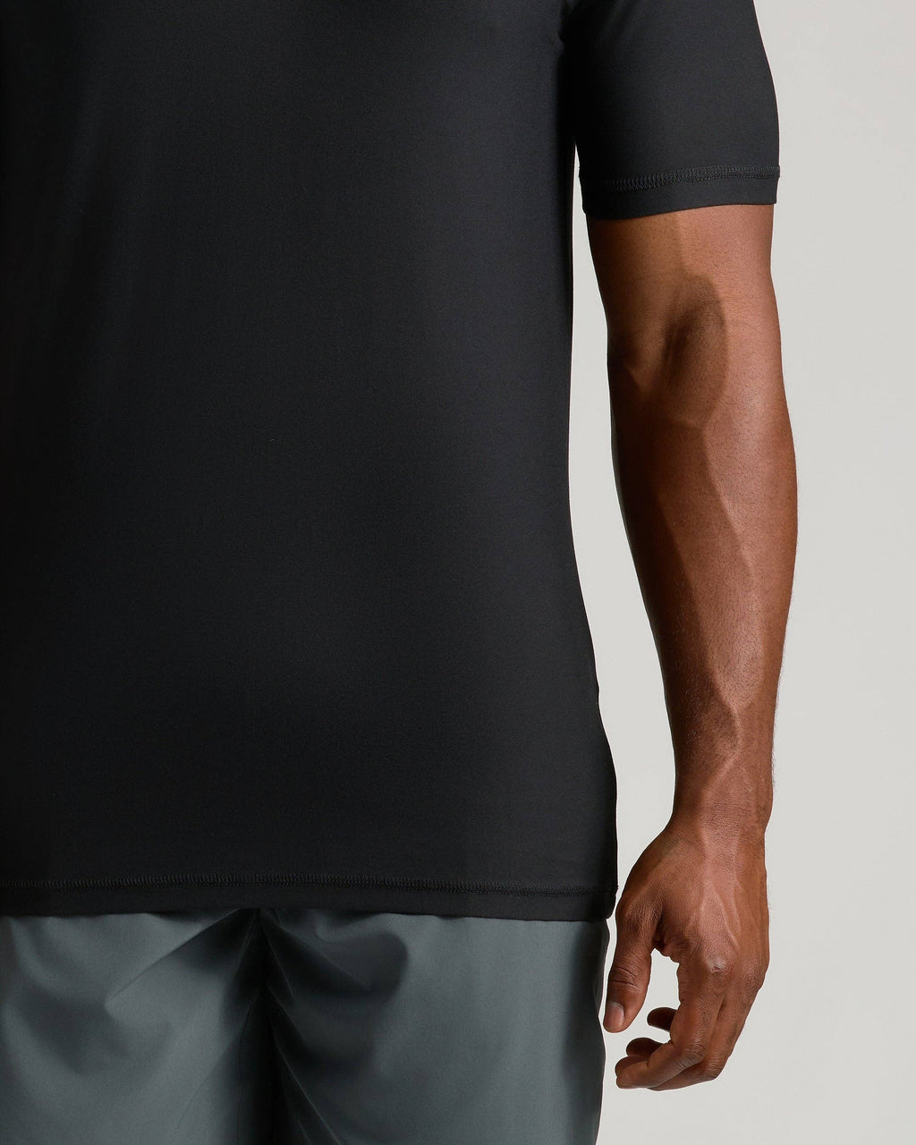 True Classic Black Tall Active V-Neck T-Shirt