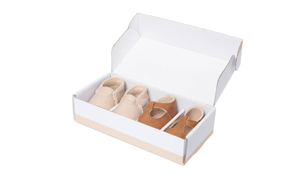 Baby Moccasin Gift Box – His & Hers