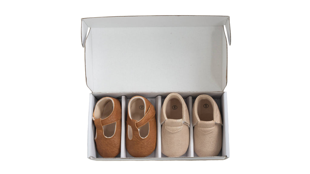 Baby Moccasin Gift Box – His & Hers