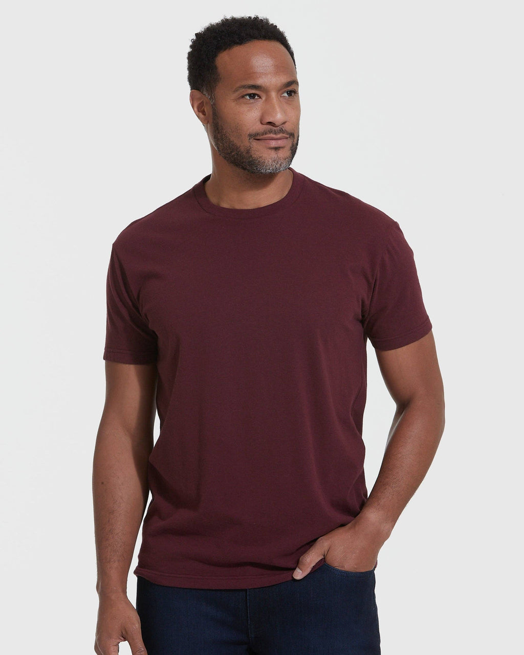 True Classic - Mahogany Short Sleeve Crew Neck Tee