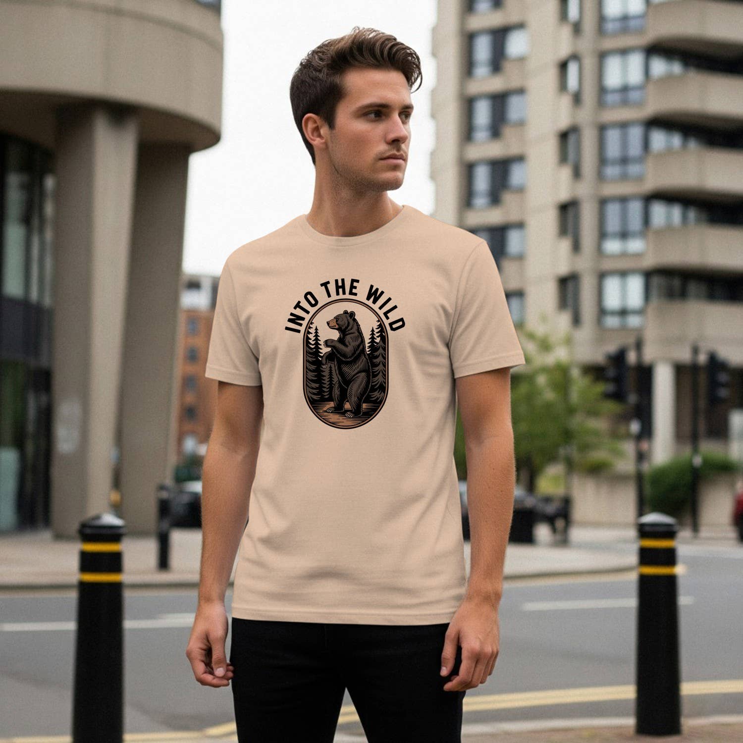 Into the Wild Bear Men's T-shirt