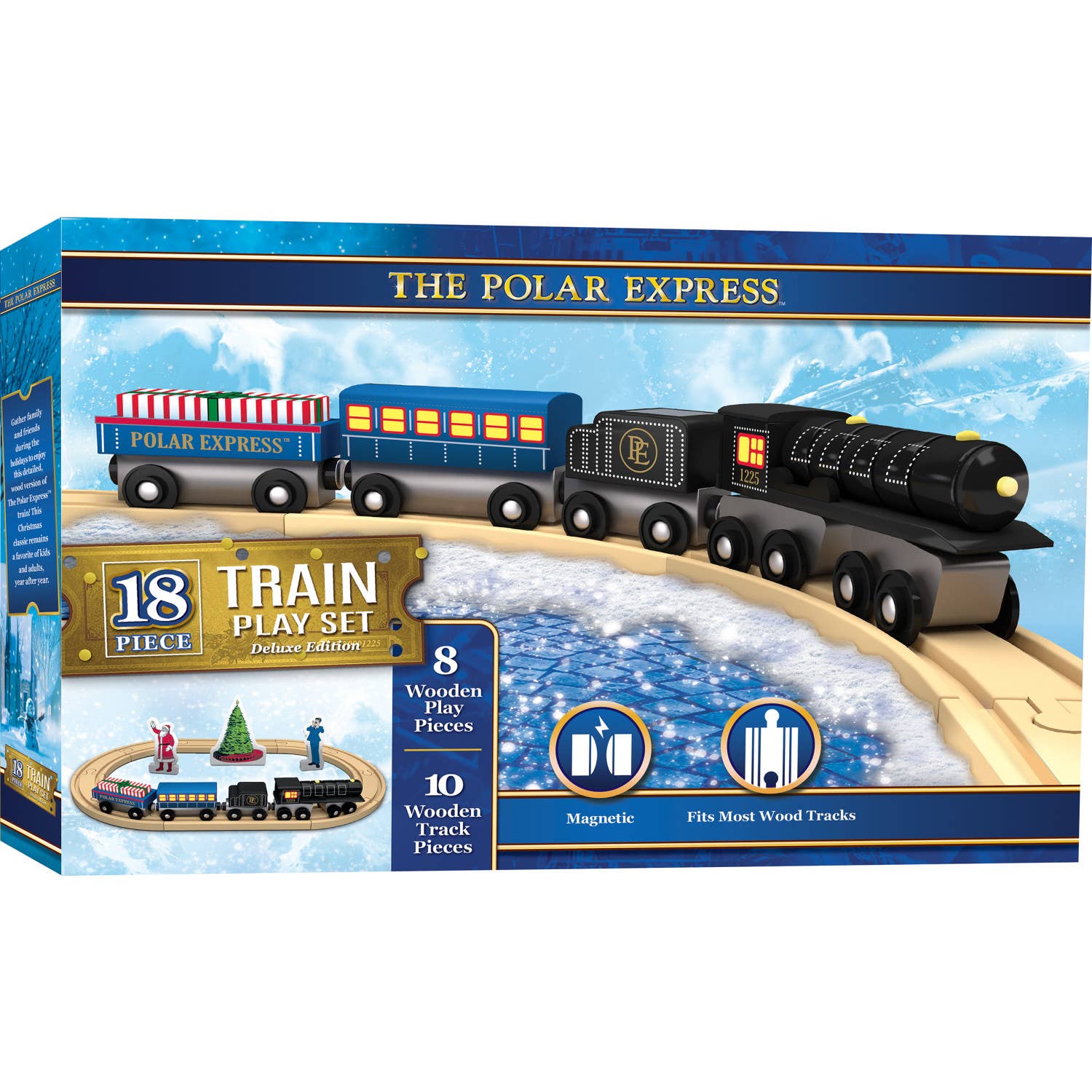 The Polar Express Deluxe Wooden Train Play Set