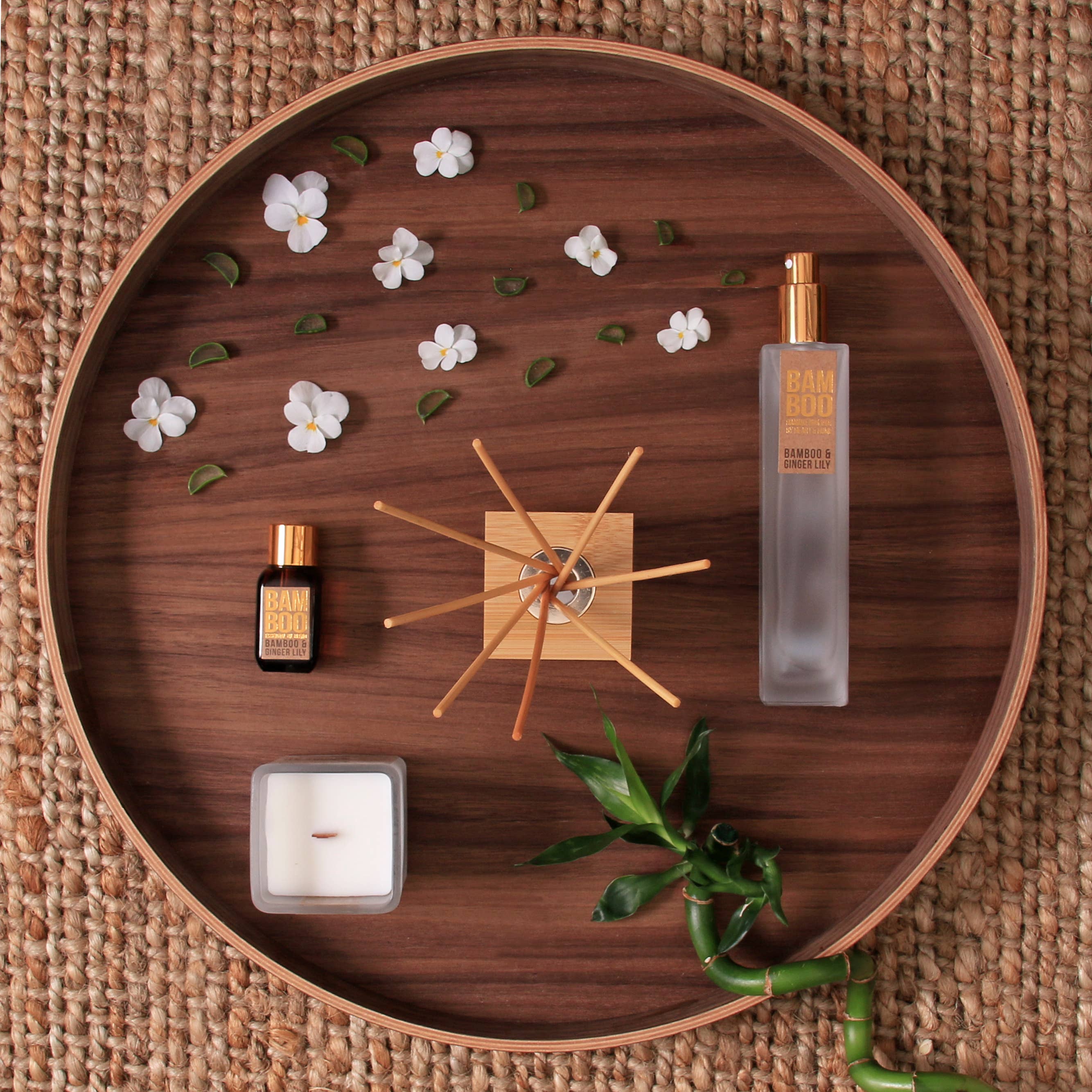 Bamboo & Ginger Lily - Candle & Reed Diffuser