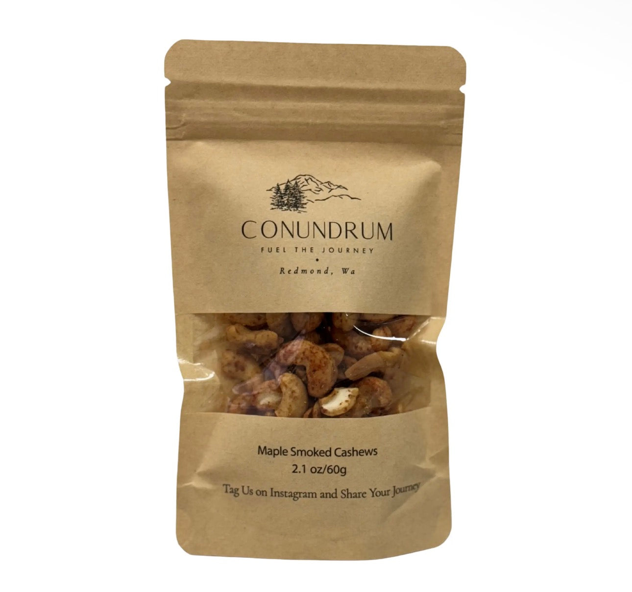 Conundrum Maple Smoked Cashews 2.1 oz