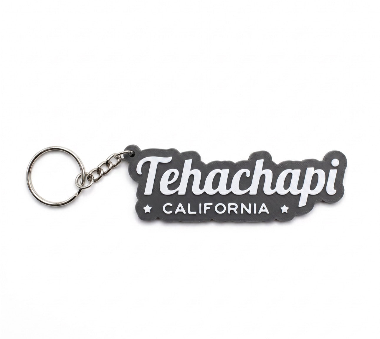 Tehachapi California Script Keychain