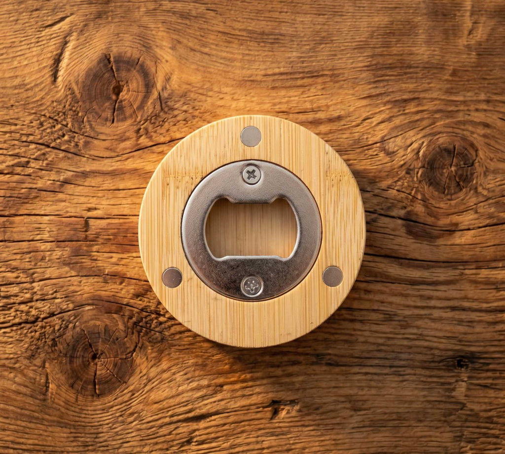 Tehachapi California Tree Engraved Wood Bottle Opener Magnet